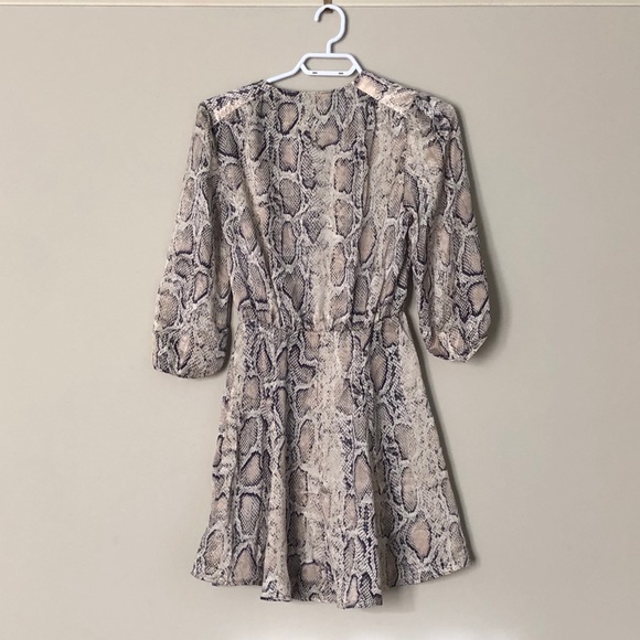 Zara basic snakeskin print dress - Picture 2 of 3